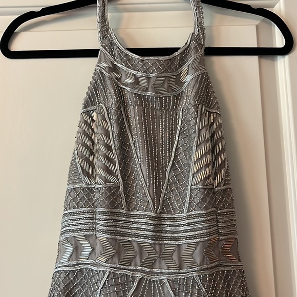 Parker halter embellished backless dress - Picture 2 of 7